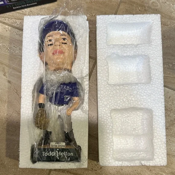 Todd Helton Bobblehead Colorado Rockies Oroweat 2002 Collectors Series - Picture 7 of 12